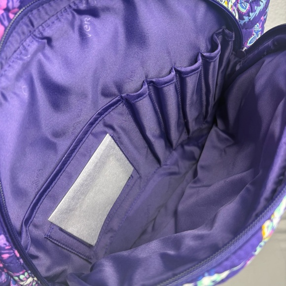 NWT Vera Bradley Essential Backpack Batik Leaves - Picture 8 of 10